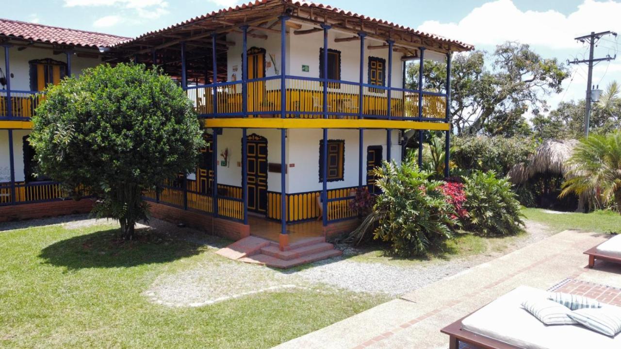 Hotel Hacienda Combia El Caimo Exterior foto